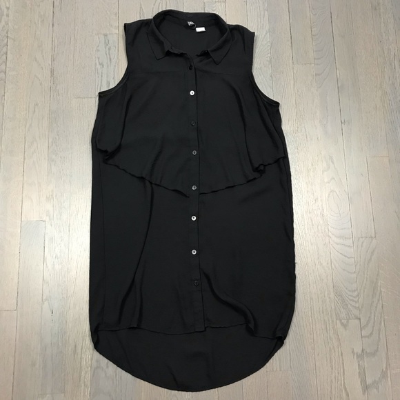 H&M Dresses & Skirts - H&M DIVIDED Ruffle Button Down Sleeveless Dress